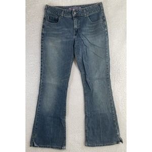 Silver Jeans Womens 30 Flare Pants Vintage Made In Canada 5 Pocket Medium Wash